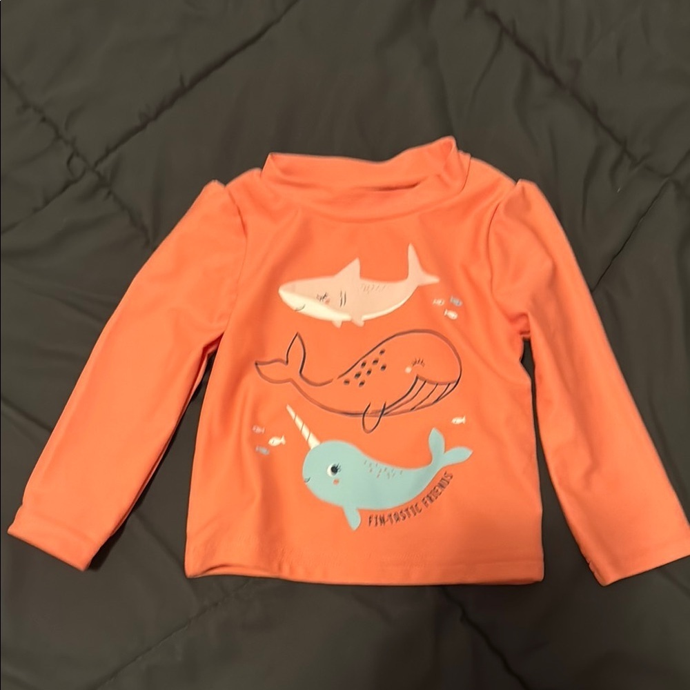 Simple Joys by Carter’s Baby Swim Shirt with Sea Creatures 6-9 months